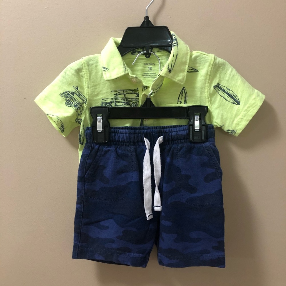 Selling as a SET—Carter’s Shirt and Shorts